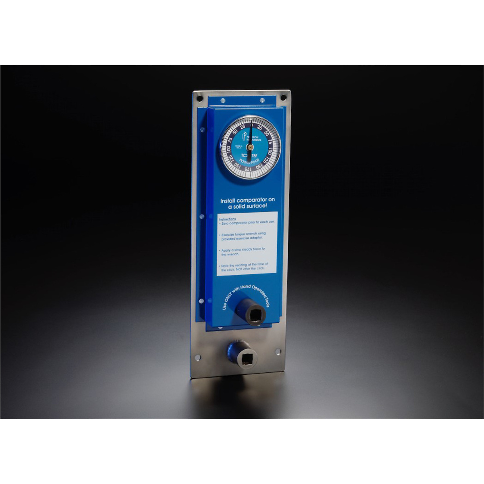 Precision Instruments Torque Comparator — 3/4in. Square Drive, 0-600 lb.-ft., Model# PRETC4F600F